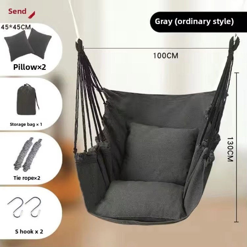 เก้าอี้เปลญวนแบบพกพาสำหรับตั้ง - Outdoor Camping Rocking Chair บทวิจารณ์และราคา