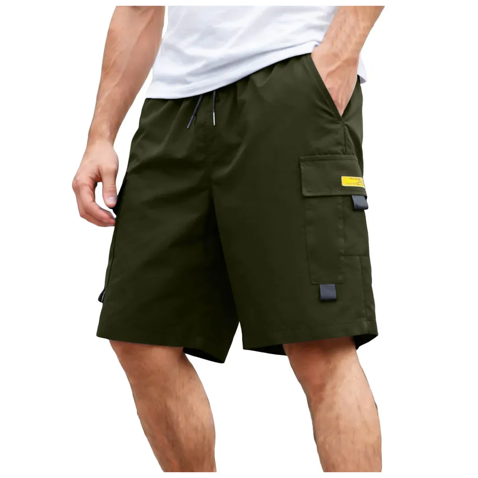 กางเกงขาสั้นคาร์โก้ฤดูร้อนสำหร - Camping Outdoor Clothing บทวิจารณ์และราคา