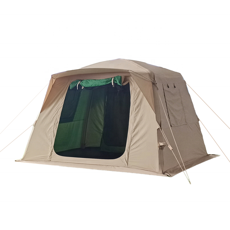 เต็นท์ลมทรงลูกบาศก์พกพาสำหรับต - Travel Outdoor Camping Youtube บทวิจารณ์และราคา