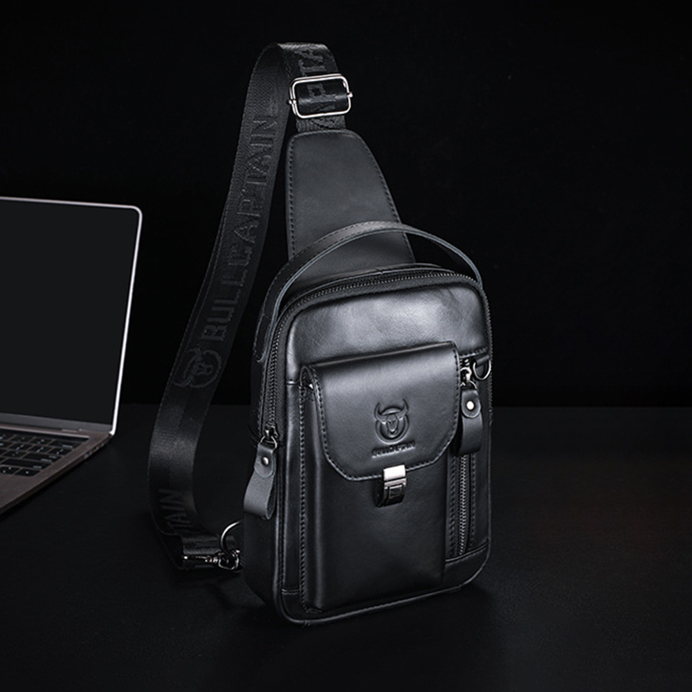 กระเป๋าหนังแท้สะพายข้างสำหรับผ - Travel Outdoor Camping Youtube บทวิจารณ์และราคา