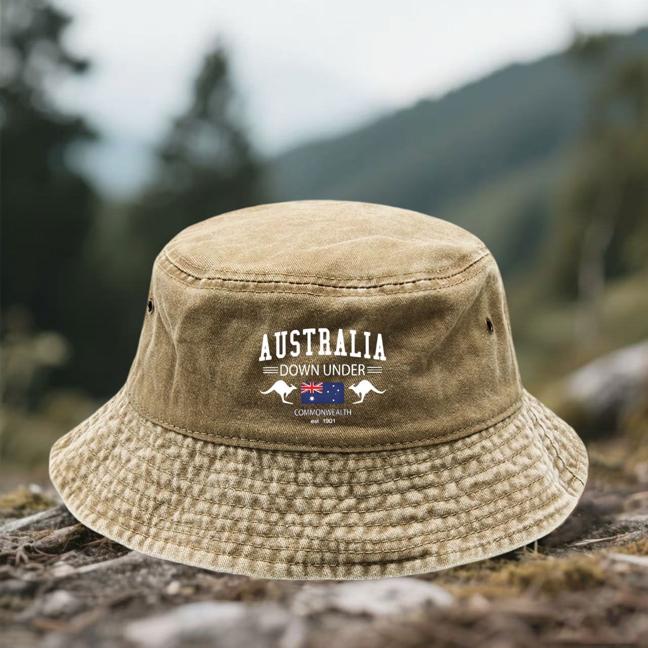 หมวกบักเก็ตแบบยูนิเซ็กซ์พิมพ์ล - Outdoor Camping Australia บทวิจารณ์และราคา
