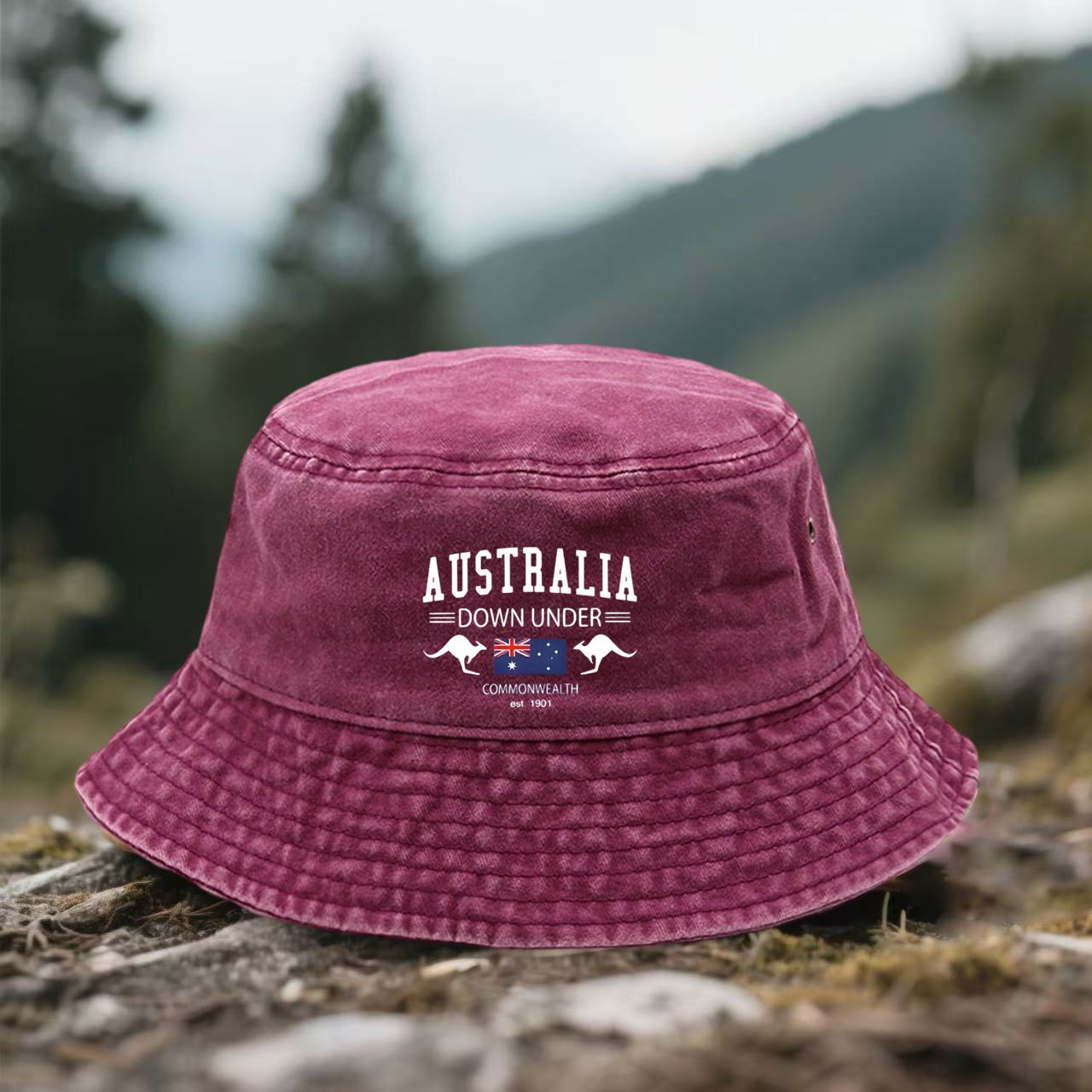 หมวกบักเก็ตแบบยูนิเซ็กซ์พิมพ์ล - Outdoor Camping Australia บทวิจารณ์และราคา