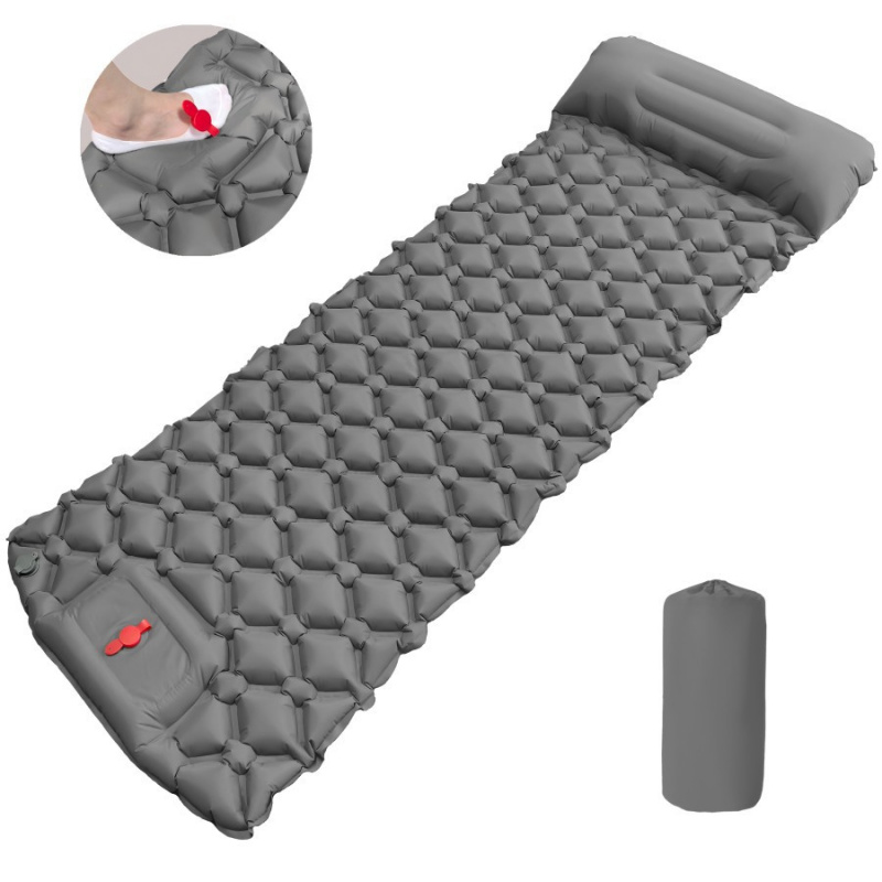 ที่นอนเป่าลมสำหรับตั้งแคมป์กลา - Camp Pillow Compressible บทวิจารณ์และราคา