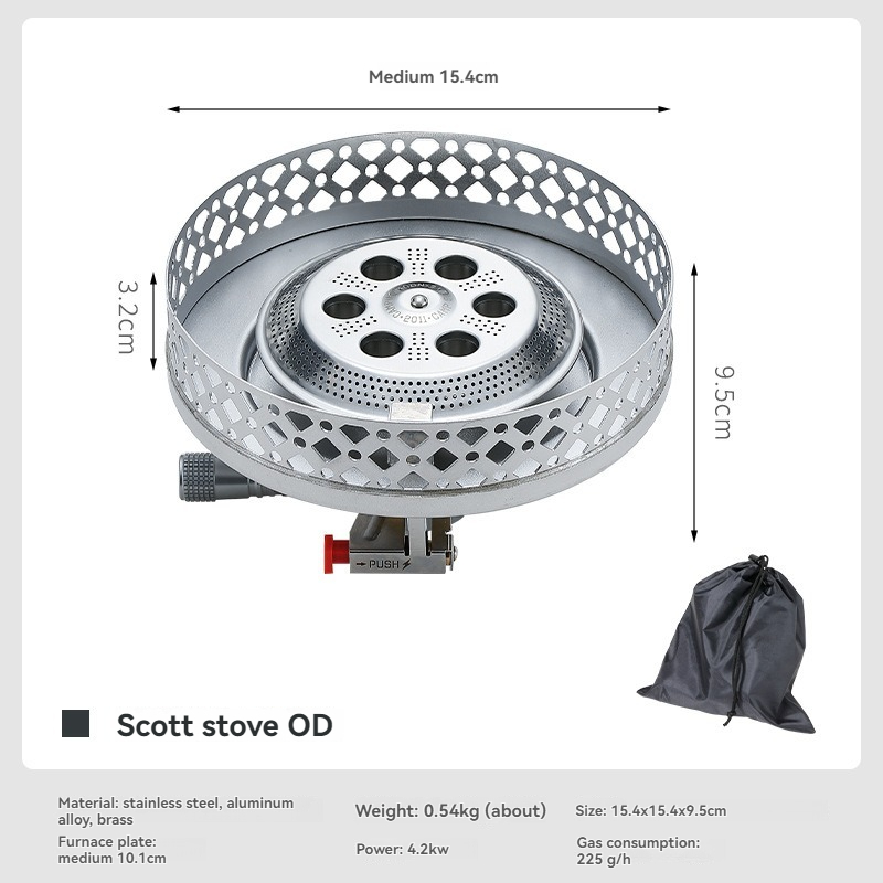 เตาแก๊สพกพา OD-4 Scott High Mo - Outdoor Camping Outlet บทวิจารณ์และราคา