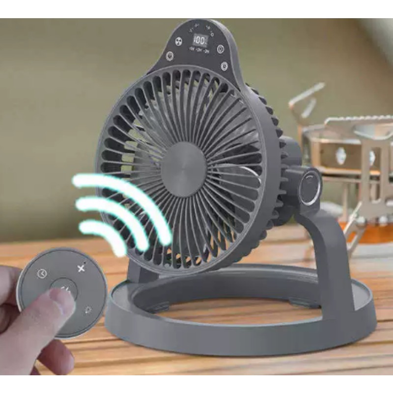 พัดลมตั้งแคมป์อเนกประสงค์แบบพก - Outdoor Camping Activities บทวิจารณ์และราคา
