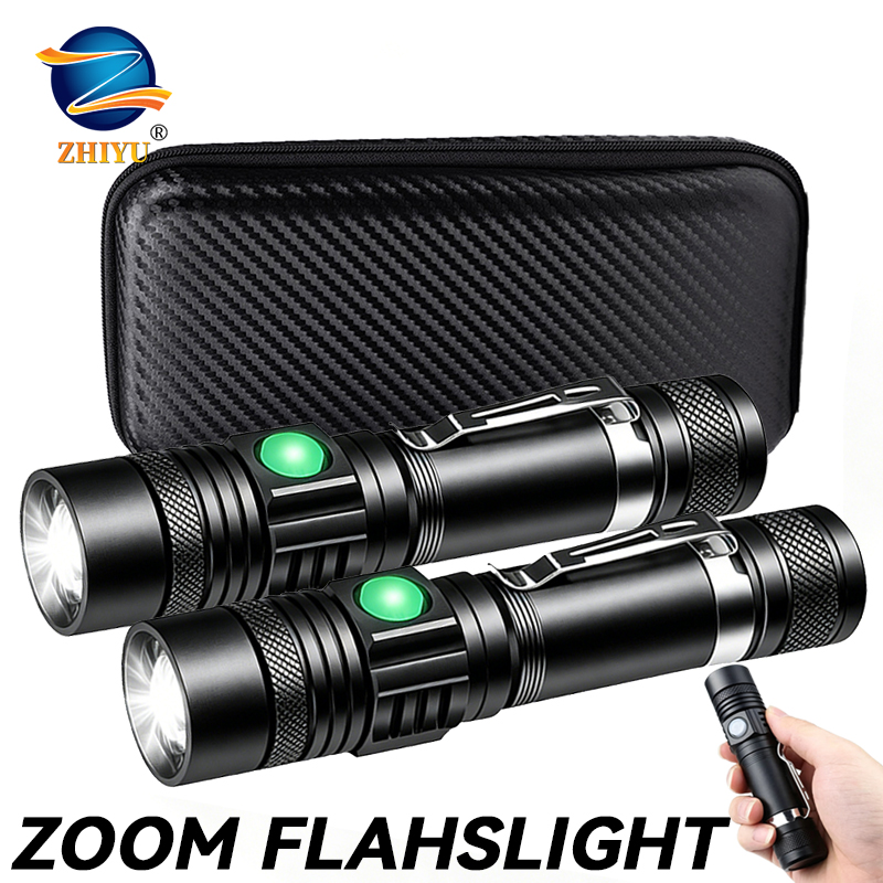 ไฟฉาย LED T6 แบบชาร์จไฟได้, ไฟ - Outdoor Camping Decor บทวิจารณ์และราคา
