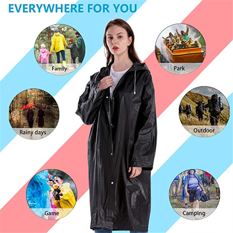 เสื้อกันฝนแบบมีฮู้ดกันฝนสำหรับ - Outdoor Camping Activities For Adults บทวิจารณ์และราคา