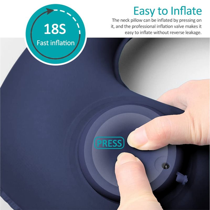 หมอนรองคอพกพาแบบเป่าลม น้ำหนัก - Camp Pillow Compressible บทวิจารณ์และราคา