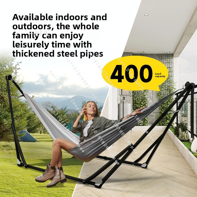 เปลญวนพับได้ ติดตั้งง่าย ป้องก - Camping Hammock บทวิจารณ์และราคา