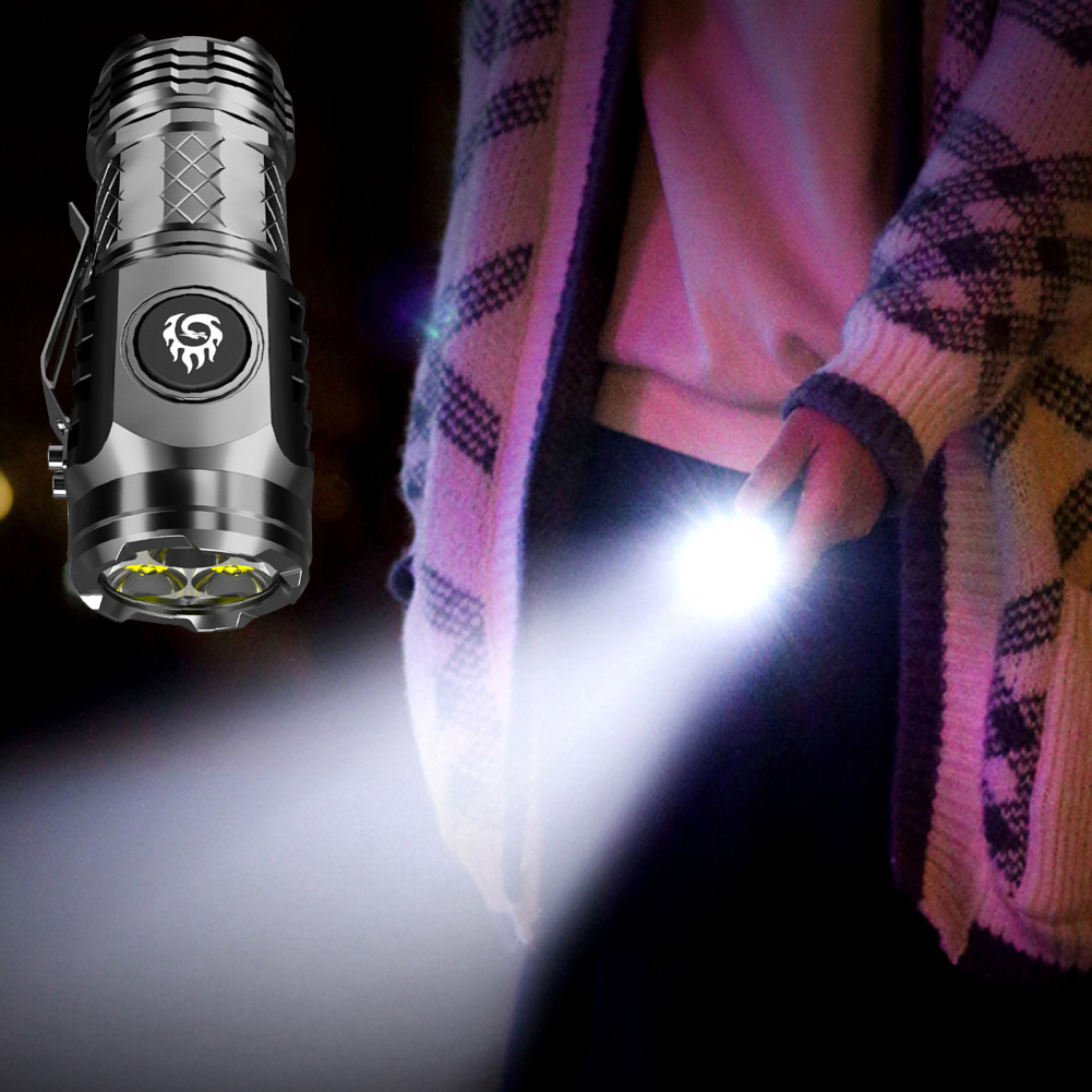 ไฟฉายยุทธวิธีพลังสูง 3LED ขนาด - Outdoor Camping Decor บทวิจารณ์และราคา