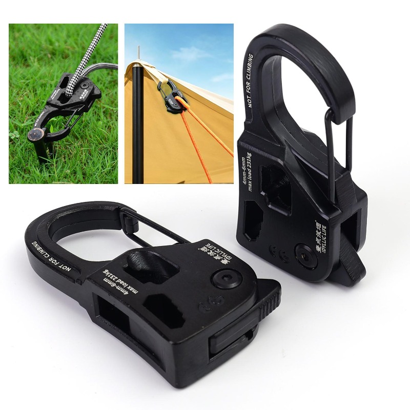 ตัวปรับความตึงเชือกอลูมิเนียมอ - Outdoor Camping Extension Cord บทวิจารณ์และราคา