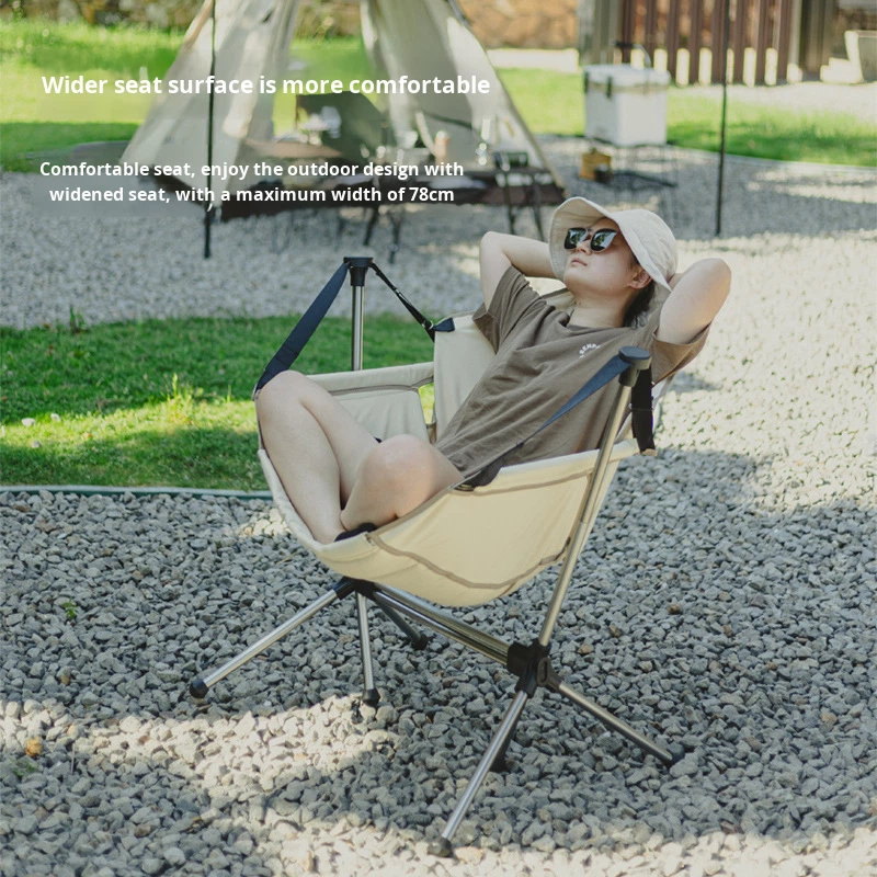 เก้าอี้โยก/แกว่งพับได้สำหรับตั - Outdoor Camping Rocking Chair บทวิจารณ์และราคา