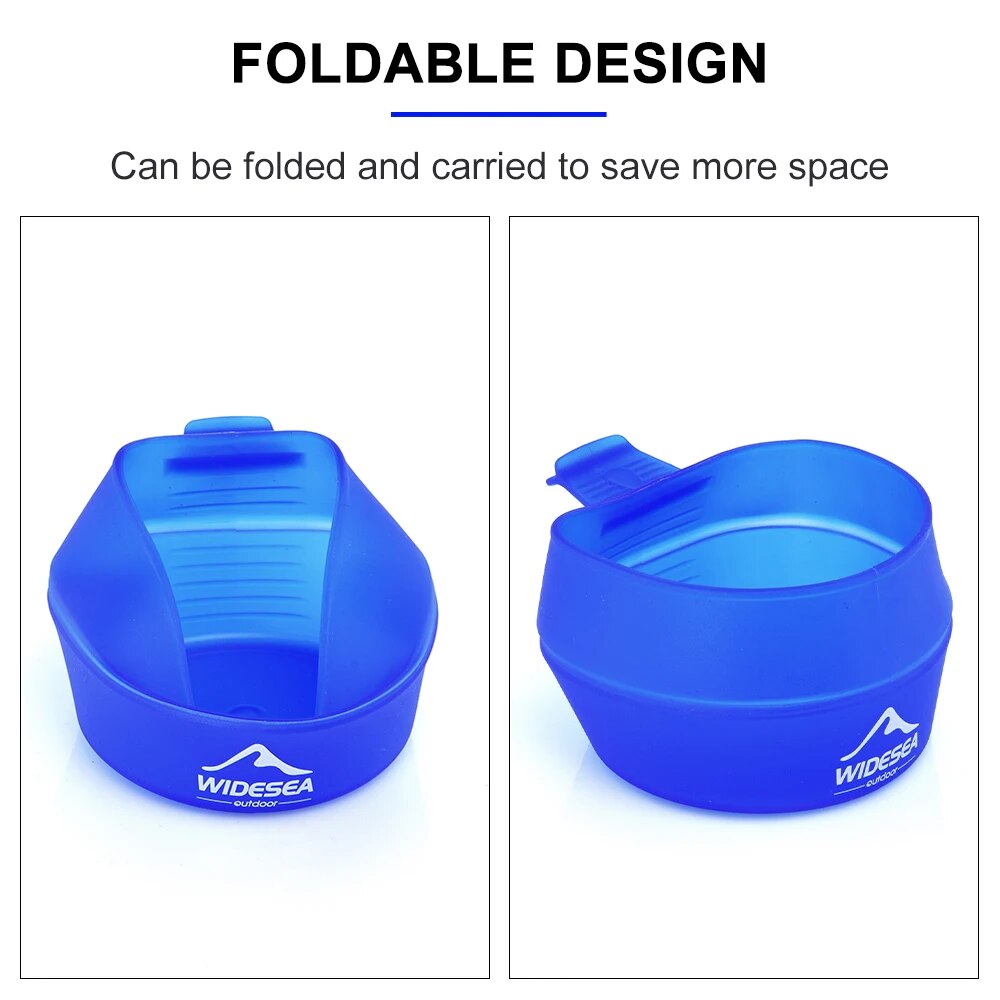 Widesea Camping 250ml พับถ้วยบ - Outdoor Camping Dining Set บทวิจารณ์และราคา